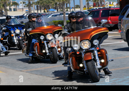 Daytona Beach bike week motociclo evento attività rally celebrazione festa Festival Festival Harley Davidson recreat florida Foto Stock