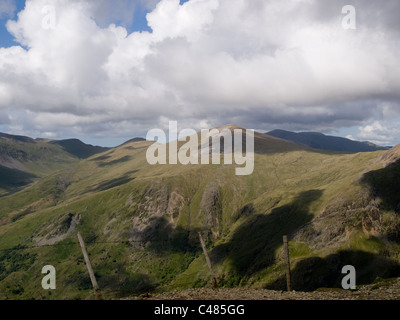 Il Mountins di Mount Snowdon, in Galles Snowdonia. Foto Stock