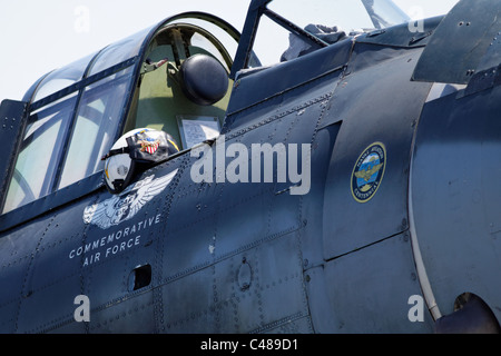 Douglas SBD5 intrepida, Mid Atlantic Air Museum 2011 airshow, Reading, PA Foto Stock