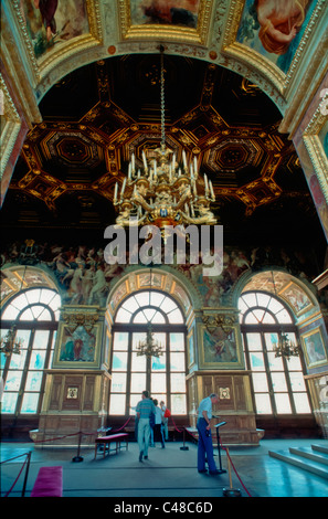 Fontainebleau, Francia, all'interno francese chateau interni, Trinità Cappella Foto Stock