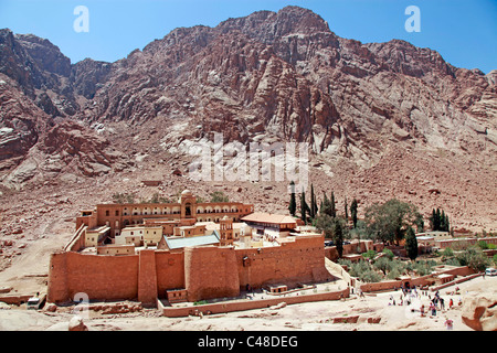 Il monastero di Santa Caterina, a sud della penisola del Sinai, Egitto Foto Stock