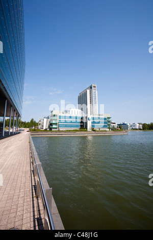 Edifici per uffici in Keilaranta Espoo Finlandia Foto Stock