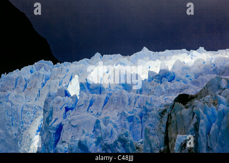 Fotografia dei ghiacciai del Perito Moreno in Patagonia Argentina Foto Stock