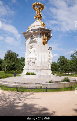 Compositori memorial in Tiergarten di Berlino, Germania Foto Stock