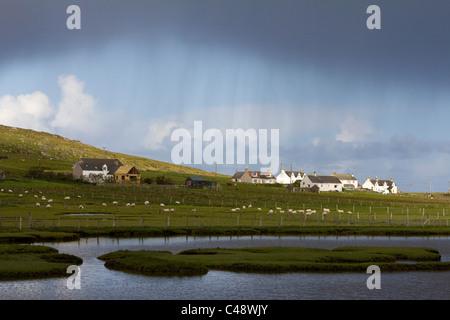 Area northton Isle of Harris Ebridi Esterne Western Isles Highlands della Scozia Foto Stock