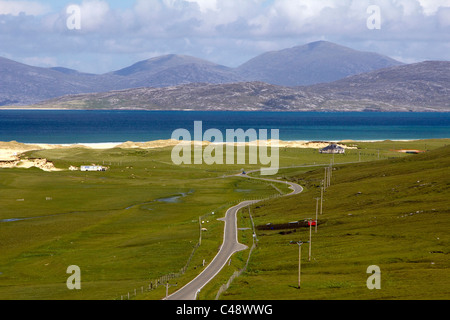 Spiaggia scarista Isle of Harris Western Isles Ebridi Esterne Highlands della Scozia Foto Stock