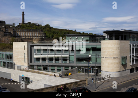 Edinburgh City uffici del consiglio Scozia Scotland Foto Stock