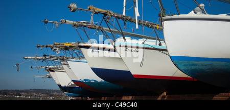 Exmouth yacht club Foto Stock