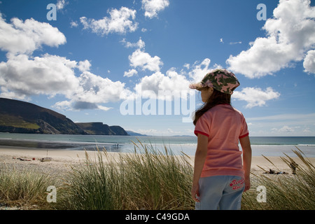 Fotografia di paesaggio dell'Irlanda costa Foto Stock