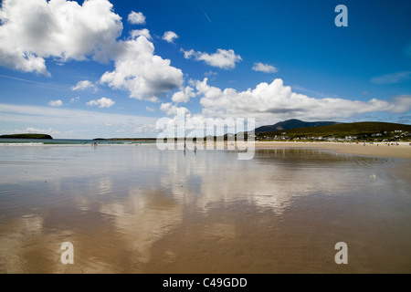 Fotografia di paesaggio dell'Irlanda costa Foto Stock