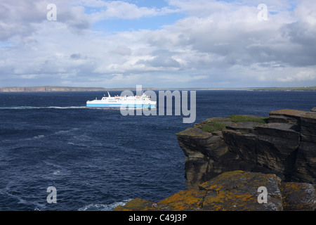 Traghetto Northlink arrivando a Thurso Bay Scozia Maggio 2011 Foto Stock