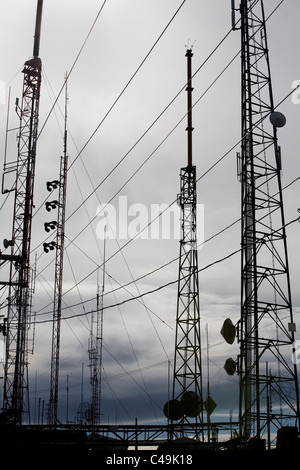 Torri di telecomunicazione Foto Stock