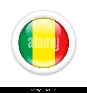 Bandiera del Mali Foto Stock