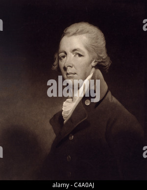 William Pitt il giovane, 1759 - 1806. Uomo politico britannico e a 24 è il più giovane primo ministro. Foto Stock