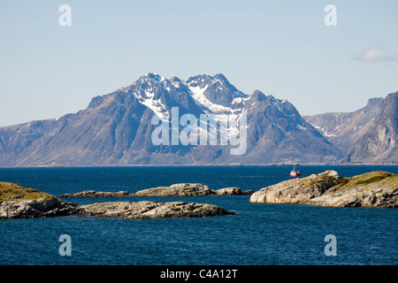 Fotografia di paesaggio delle isole Lofoten in Norvegia Foto Stock