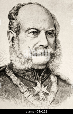 Guglielmo I, noto anche come Guglielmo I, (nome completo: William Frederick Louis, Tedesco: Wilhelm Friedrich Ludwig), 1797 - 1888. Foto Stock