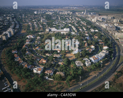 Vista aerea del Ramar Hahayal quartiere nel nord di Tel Aviv Foto Stock