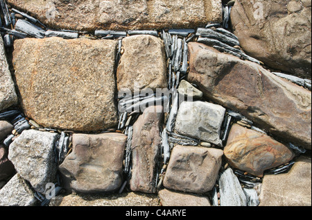 Ruvido ciottoli Foto Stock