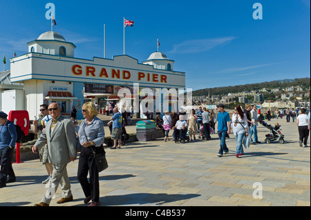 Grand Pier, Weston Super Mare, Somerset, Regno Unito Foto Stock
