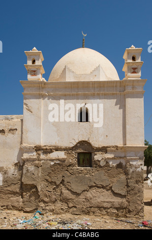 Antica Moschea, Berbera, il Somaliland e la Somalia Foto Stock