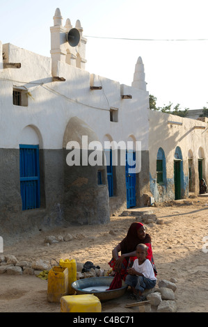 Piccola moschea, Berbera, il Somaliland e la Somalia Foto Stock