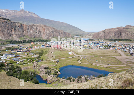 El Chalten, Parque Nacional Los Glaciares, Patagonia, Argentina Foto Stock