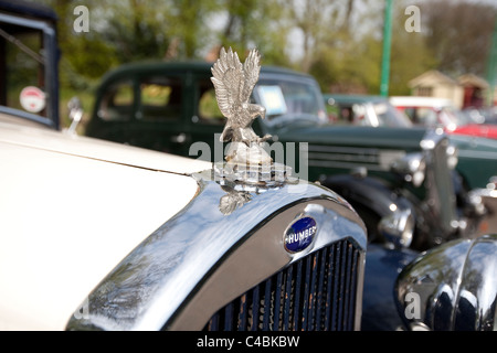 Humber auto Badge del cofano Foto Stock