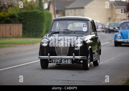 Austin A30 a Histon e Cottenham auto da rally. Cambridge Regno Unito Foto Stock