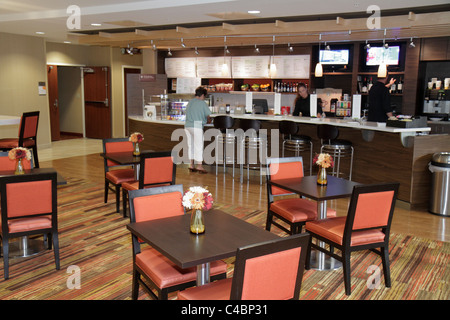 St. Saint Augustine Florida, Courtyard by Marriott, hotel hotel alloggio motel, alloggio, ristorante ristoranti cibo mangiare fuori caffè caffè caffè caffè Foto Stock