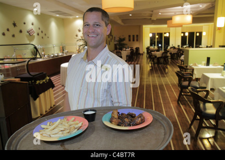 Florida Brevard County,Indialantic,Hilton Melbourne Beach Ocean Waterfront,hotel hotel hotel alloggio motel, alloggio, ristorante ristoranti cibo d Foto Stock