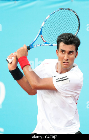 Yuki Bhambri dell India in competizione nella mens' Singles finali. Foto Stock