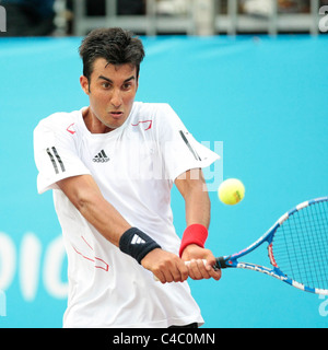 Yuki Bhambri dell India in competizione nella mens' Singles finali. Foto Stock