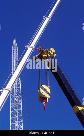 Reticolo e gru telescopica bracci. Foto Stock