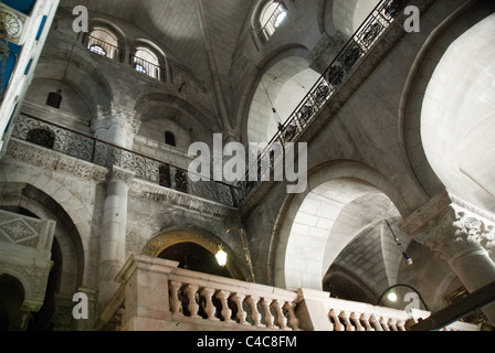 #Gerusalemme a piedi attraverso di esso il posto e il Santo Sepolcro Terra Sancta. Gerusalemme religiosa scene generico e concetti. Foto Stock