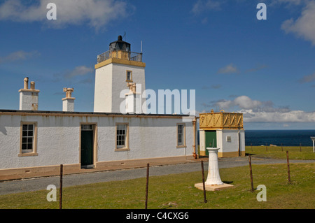 Esha Ness faro, Shetland, Scotland, Regno Unito Foto Stock