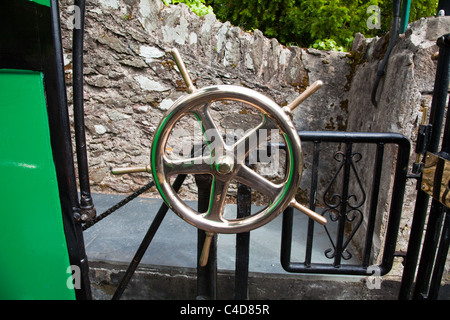 Lynton e Lynmouth cliff railway Devon England Foto Stock