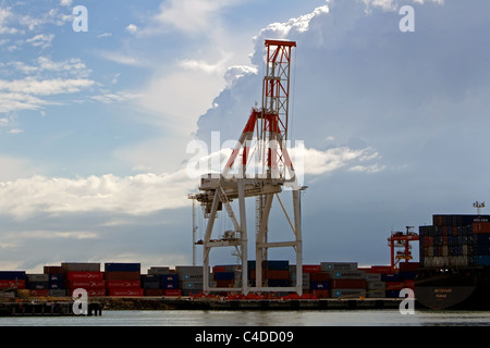 Porto di Fremantle Foto Stock