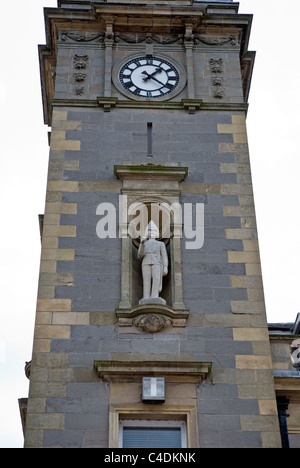Enniskillen Town Hall, Lough Erne, County Fermanagh, Irlanda del Nord Foto Stock