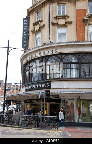 Debenhams in Clapham Junction Foto Stock