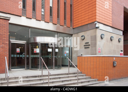 Leeds combinato centro tribunali, include la High Court e la Crown Court di Leeds. West Yorkshire, Regno Unito Foto Stock