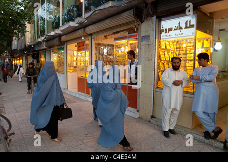 Gold-shop di Herat, Afghanistan Foto Stock