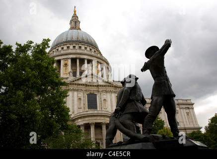 Blitz - Regno Unito vigili del fuoco National Memorial Foto Stock