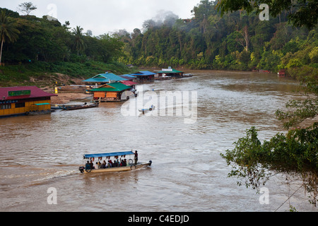 Kuala Tahan, Taman Negara N.P. Malaysia Foto Stock