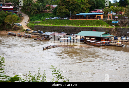 Kuala Tahan, Taman Negara N.P. Malaysia Foto Stock