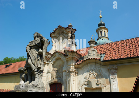 Chiesa del pellegrinaggio di Maria Vergine, Bila Hora, Praga, Repubblica Ceca Foto Stock