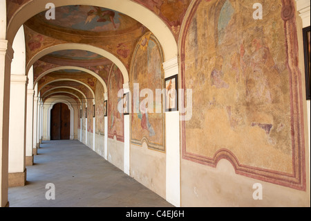 Chiesa del pellegrinaggio di Maria Vergine, Bila Hora, Praga, Repubblica Ceca Foto Stock