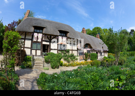 Anne Hathaway's Cottage, Shottery, Stratford-upon-Avon, Warwickshire, Inghilterra, UK, Regno Unito, GB Gran Bretagna, Foto Stock