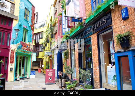 Neals Yard square in Covent Garden Foto Stock