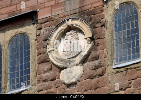 Dettaglio della casa mercato, Ross-on-Wye, Herefordshire, England, Regno Unito Foto Stock