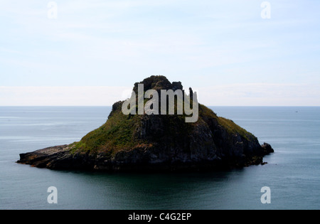 La Thatcher Rock , Torquay Devon Foto Stock